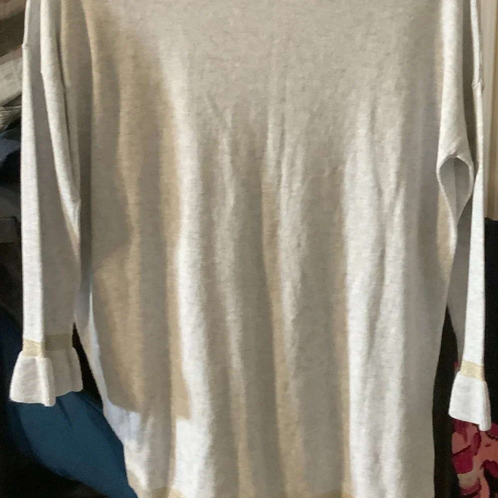 Lilly Pulitzer Heathered‎ Seaside Grey Sweater, XS, new